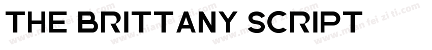 The Brittany Script字体转换